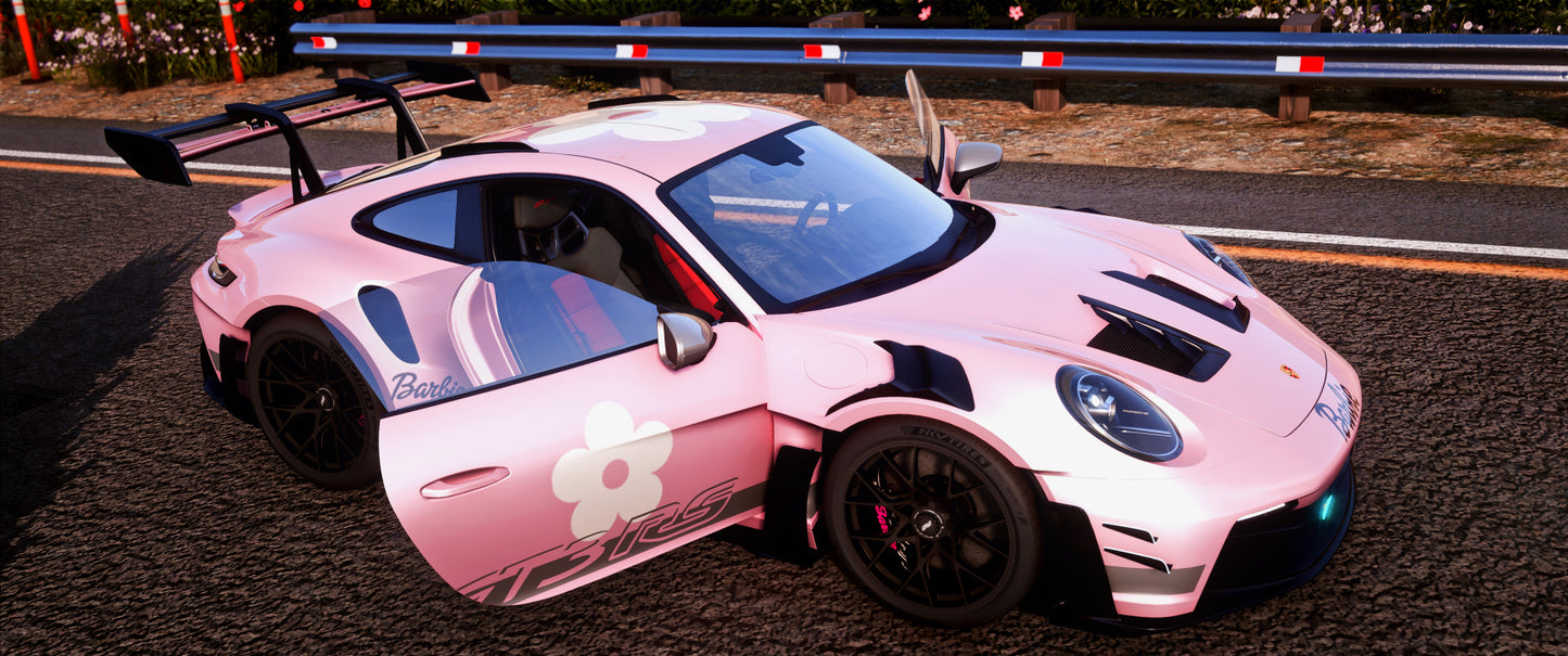 The Barbie Specced Porsche GT3 RS
