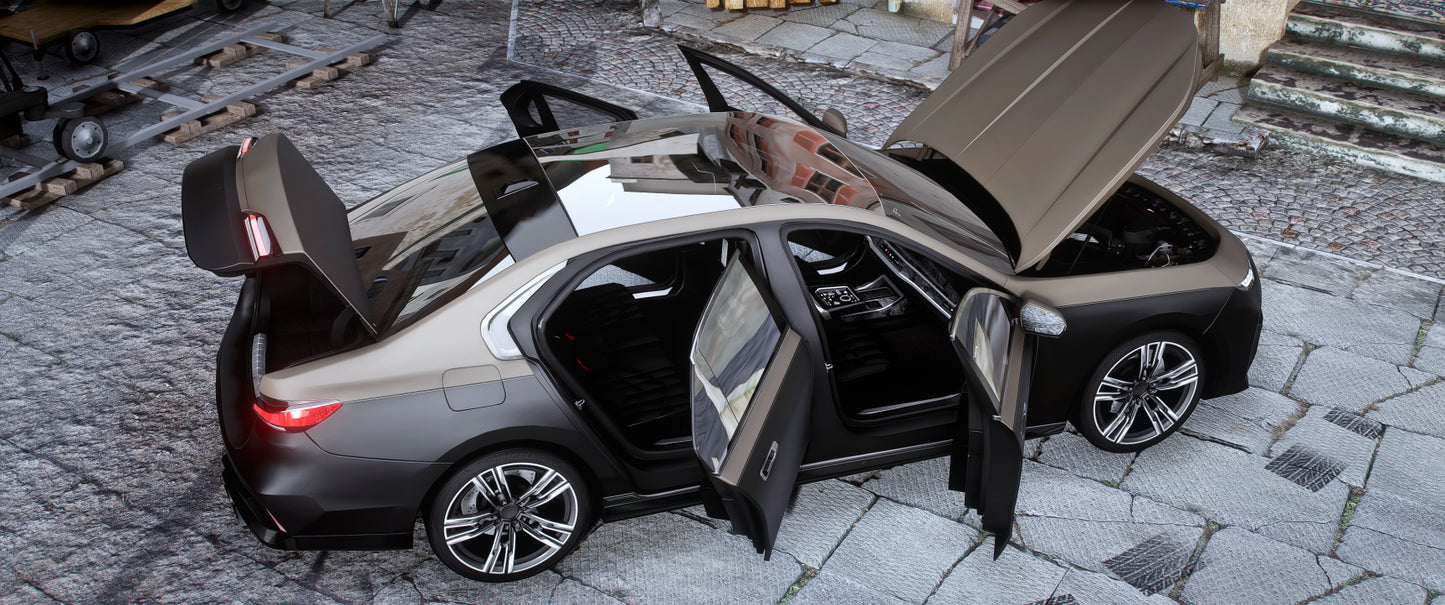 (Debadged/Badged) 2024 BMW 760i xDrive G70