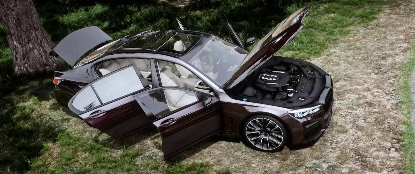 (Debadged/Badged) 2018 BMW M760Li xDrive G12