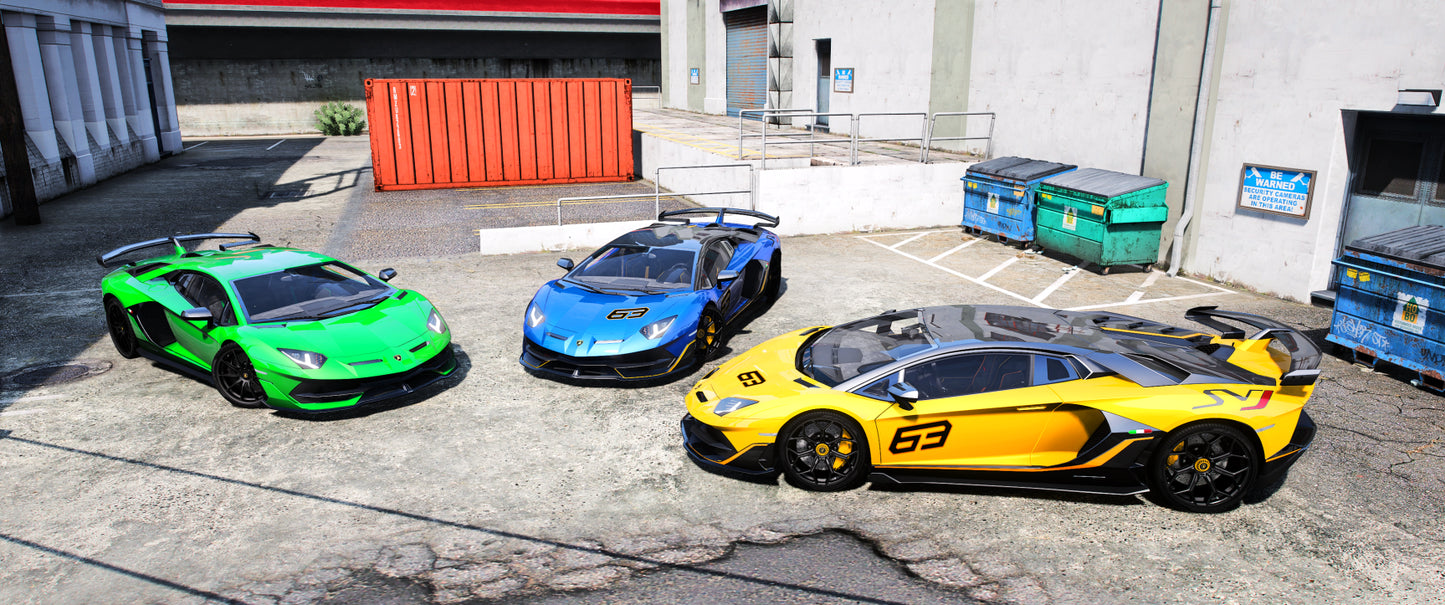 [Display Only ] Lamborghini Aventador SVJ & SVJ 63