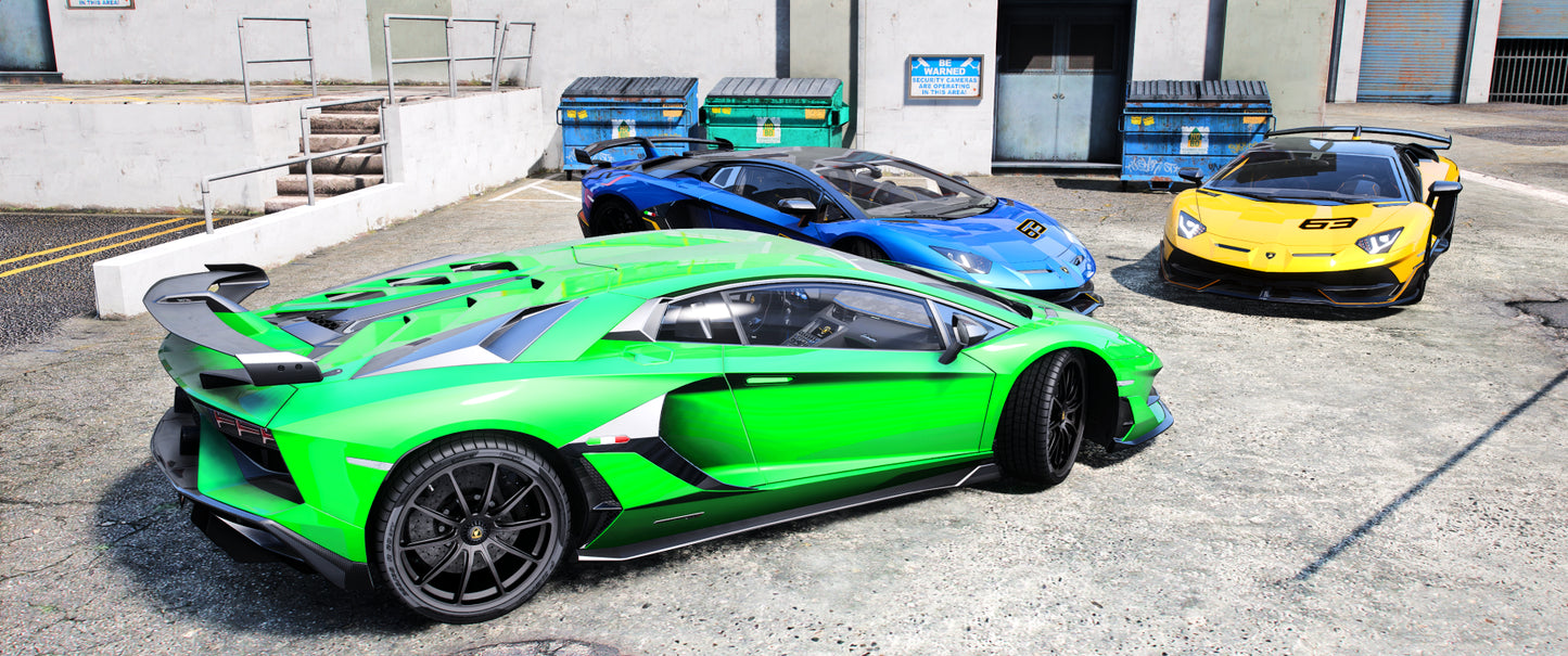 [Display Only ] Lamborghini Aventador SVJ & SVJ 63