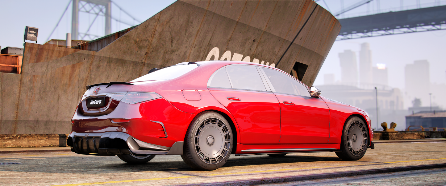 RED Mercedes-AMG S63 E PERFORMANCE MANSORY