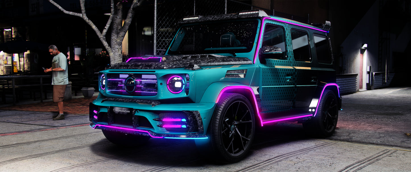 Mansory Mercedes P900 [Dinamic RGB Lights turn On-Off with E]