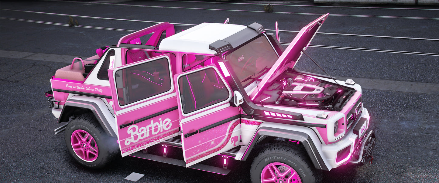 Custom Animated Barbie Brabus G650 [40+ Tuning Parts]