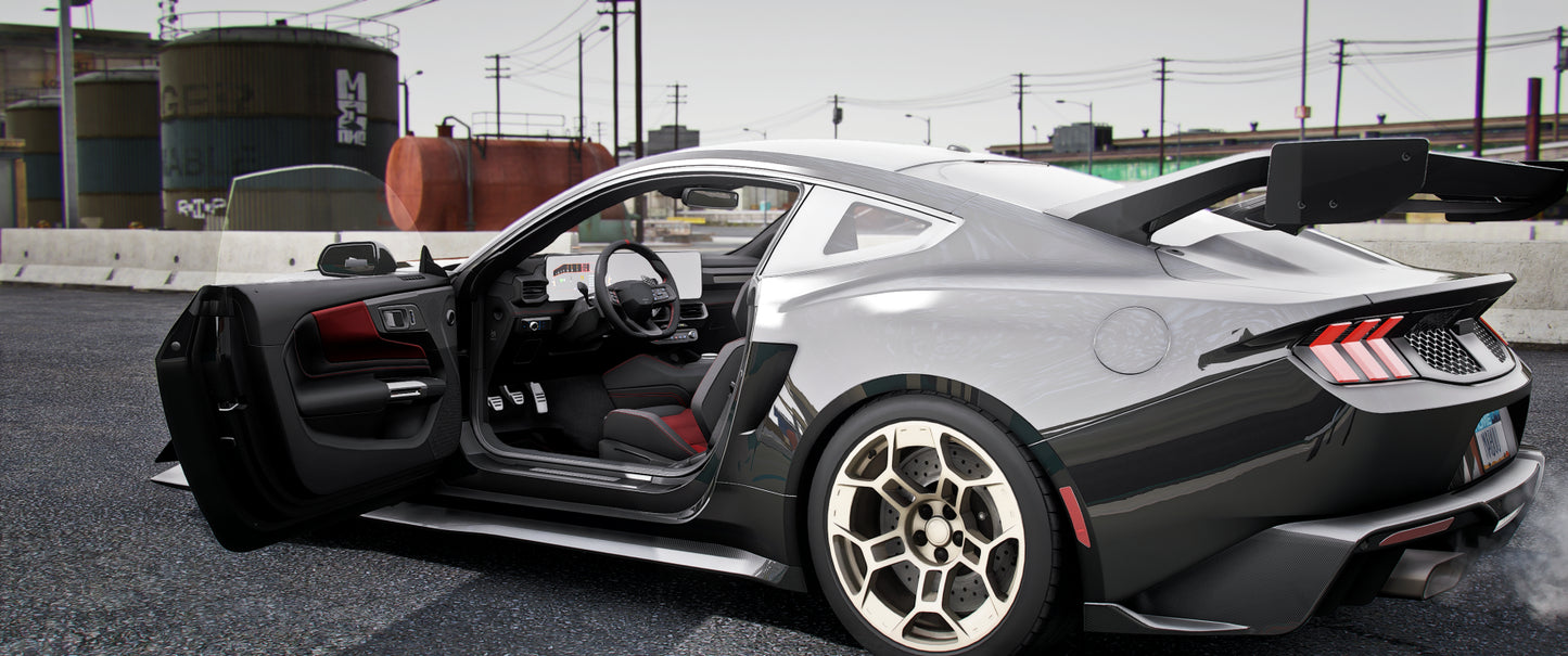 (Debadged + Badged) Ford Mustang GTD 2025