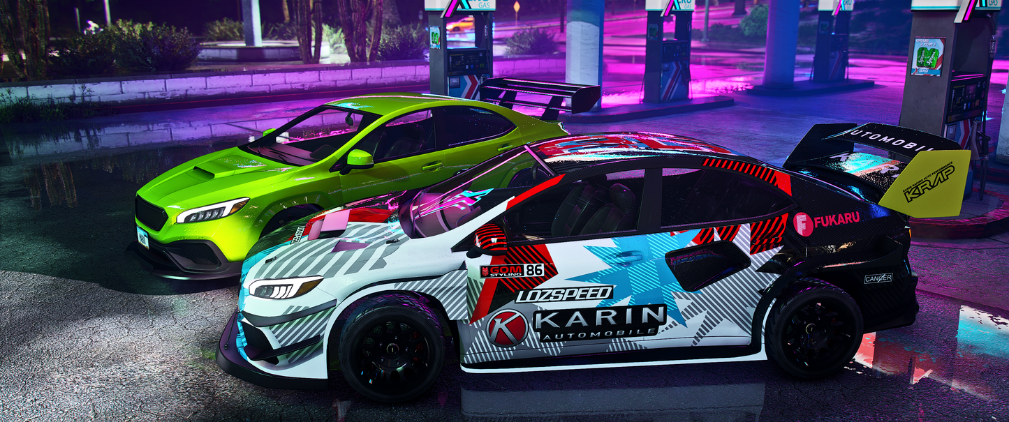 (Lore Friendly) Karin Terenowa Pack (Addon Sound + 18 Tuning Parts + Liveries)