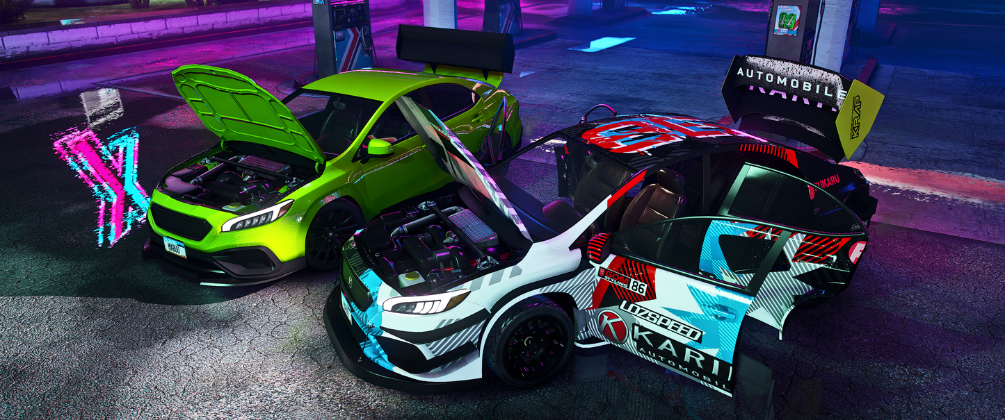 (Lore Friendly) Karin Terenowa Pack (Addon Sound + 18 Tuning Parts + Liveries)