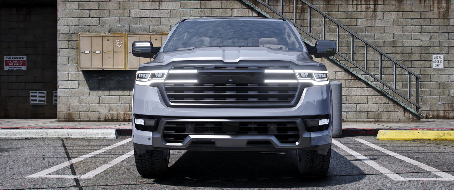 (Debadged + Badged) Dodge Ram Charger 2025