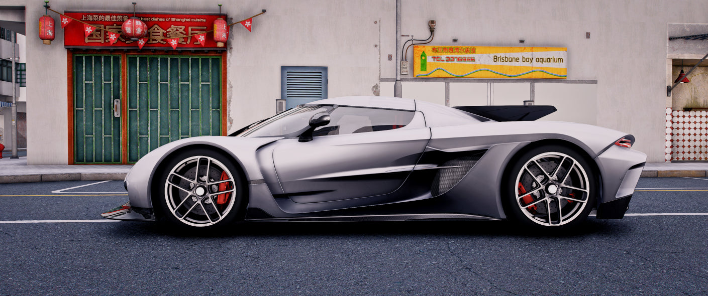 (Debadged + Badged) Koenigsegg Jesko Absolut 2021