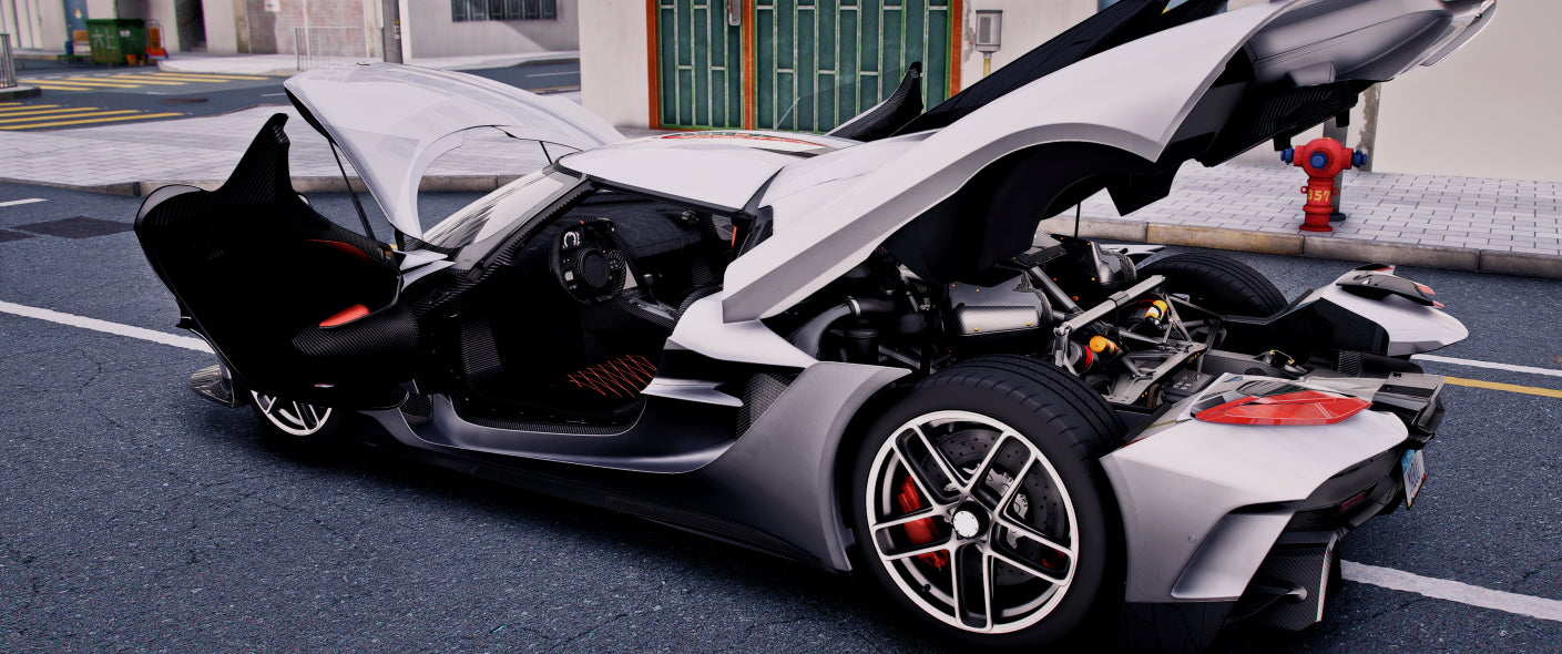 (Debadged + Badged) Koenigsegg Jesko Absolut 2021