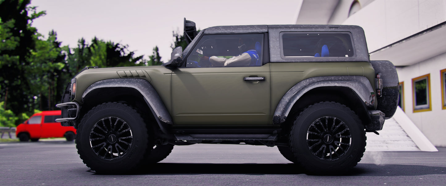 (Debadged) Ford Bronco with Tuning