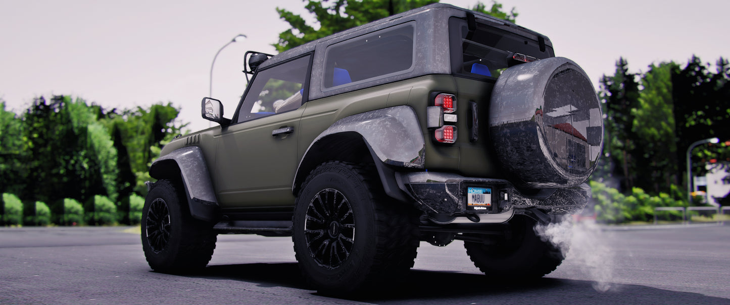 (Debadged) Ford Bronco with Tuning