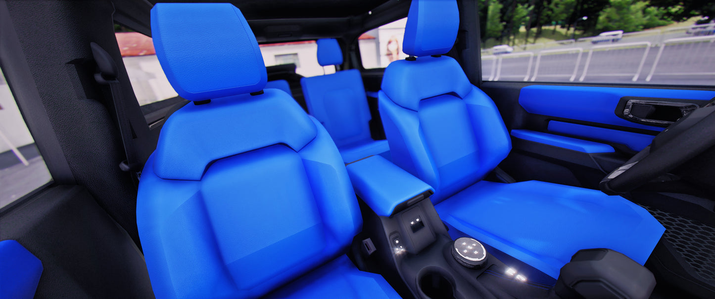 (Debadged) Ford Bronco with Tuning