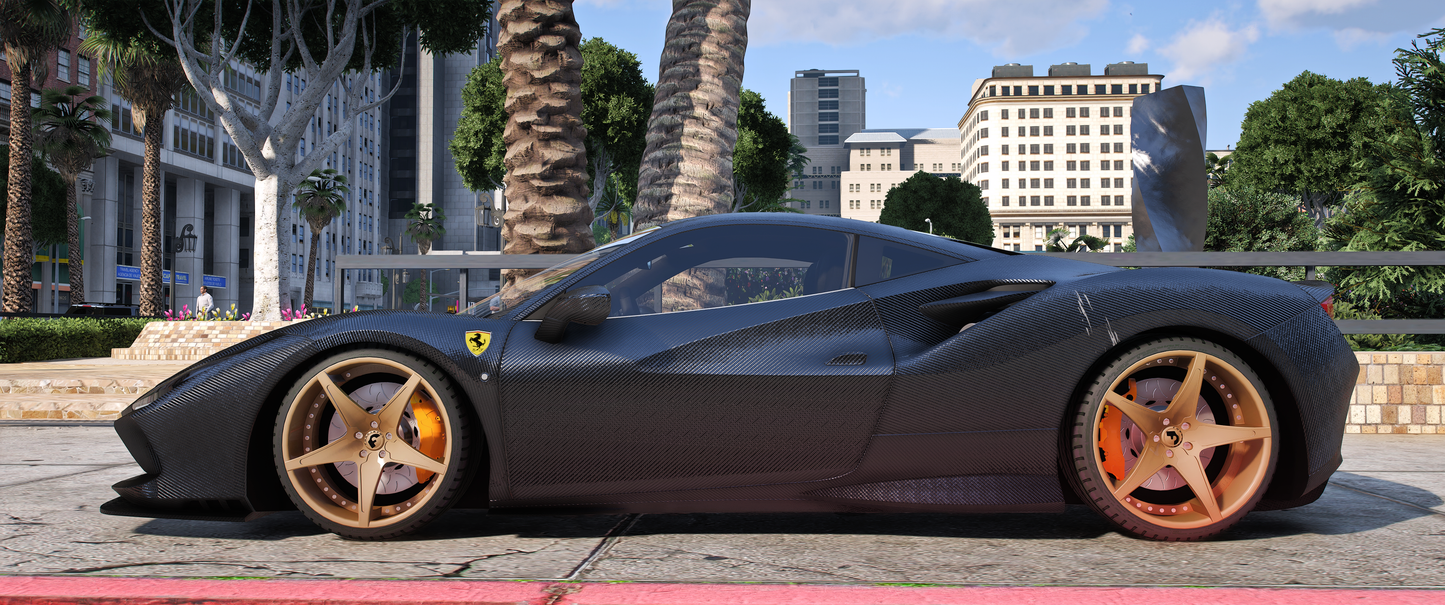 Custom Full Carbon 2020 Ferrari F8 Tributo