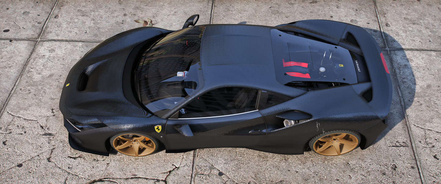 Custom Full Carbon 2020 Ferrari F8 Tributo