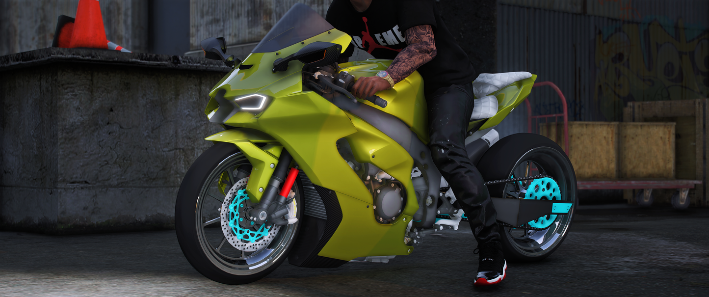 (Debadged) KAWASAKI RRZZ DRAG