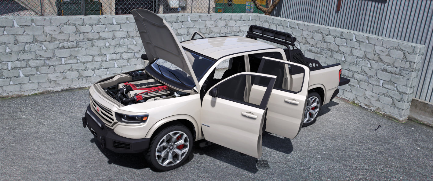 (Lore Friendly) Bravado Bison XL (Addon Sound + 65 Tuning Parts + 6 Seater)