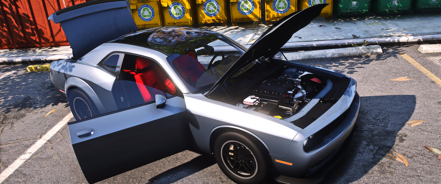 (Debadged + Badged) Dodge Challenger SRT Demon 170 2023