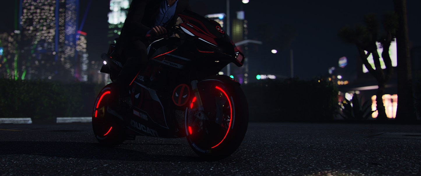 Ducati Desmosedici Deadpool [Dinamic Lights]