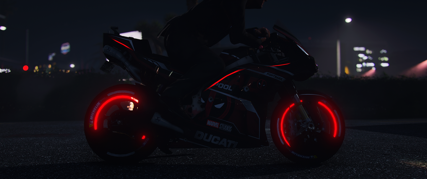Ducati Desmosedici Deadpool [Dinamic Lights]