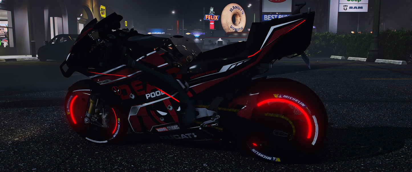 Ducati Desmosedici Deadpool [Dinamic Lights]