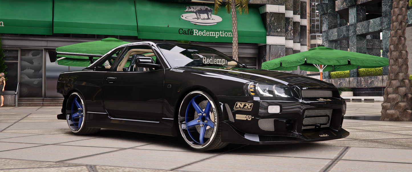 (Debadged) Nissan Skyline R34 Twin Turbo