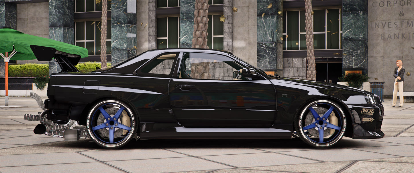 (Debadged) Nissan Skyline R34 Twin Turbo