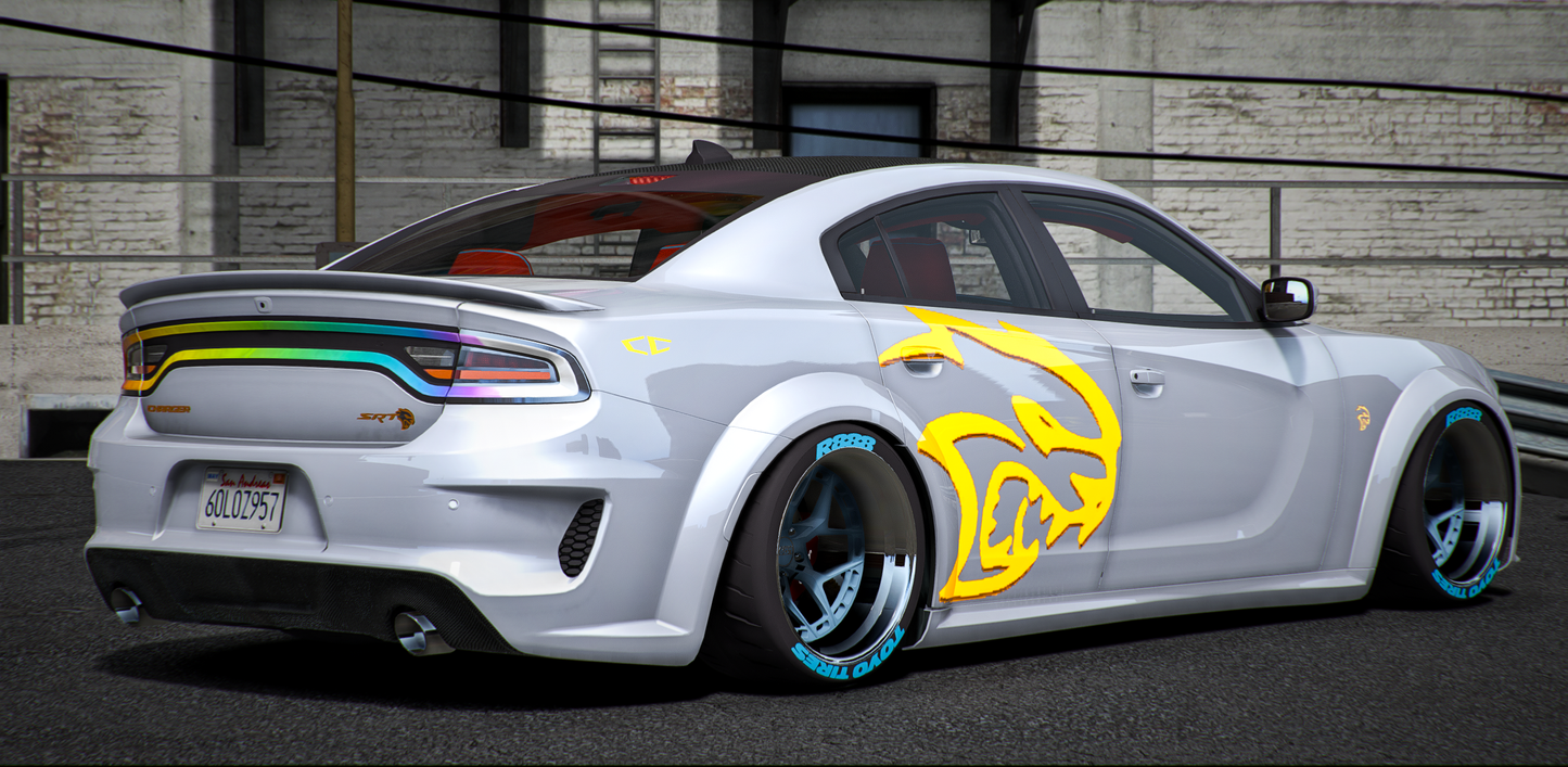 Dodge Charger Hellcat Customs [Dinamic RGB Lights]