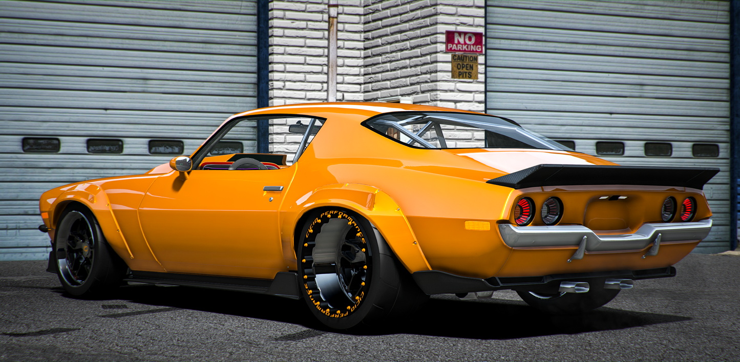 (Debadged) 1971 Chevrolet Z28 Widebody Twin Turbo