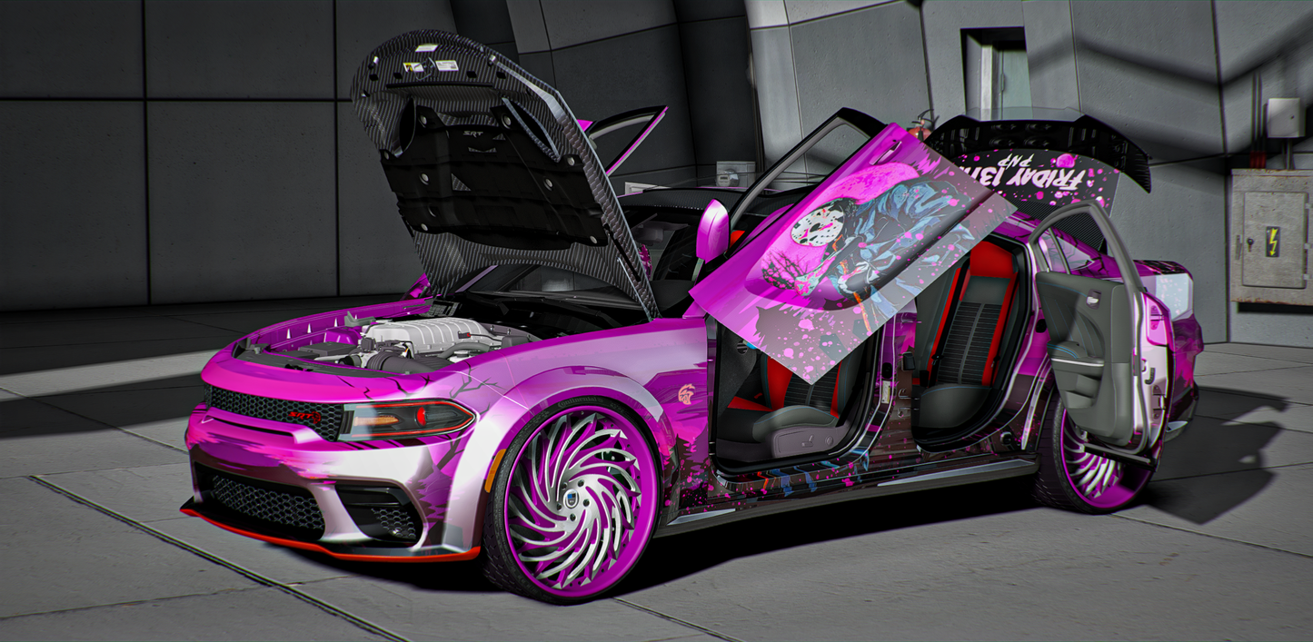 Friday The 13th Dodge Charger SRT Ghoul Widebody Donk