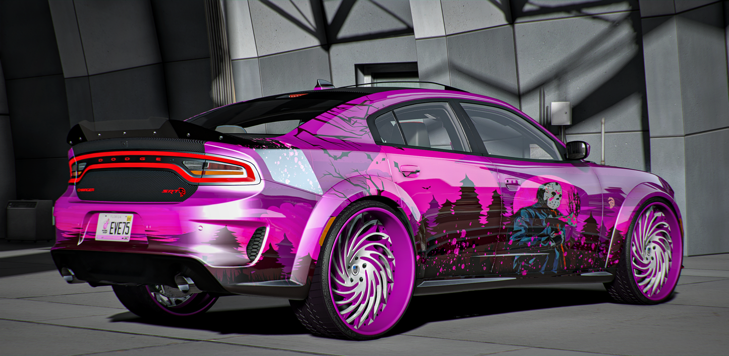 Friday The 13th Dodge Charger SRT Ghoul Widebody Donk
