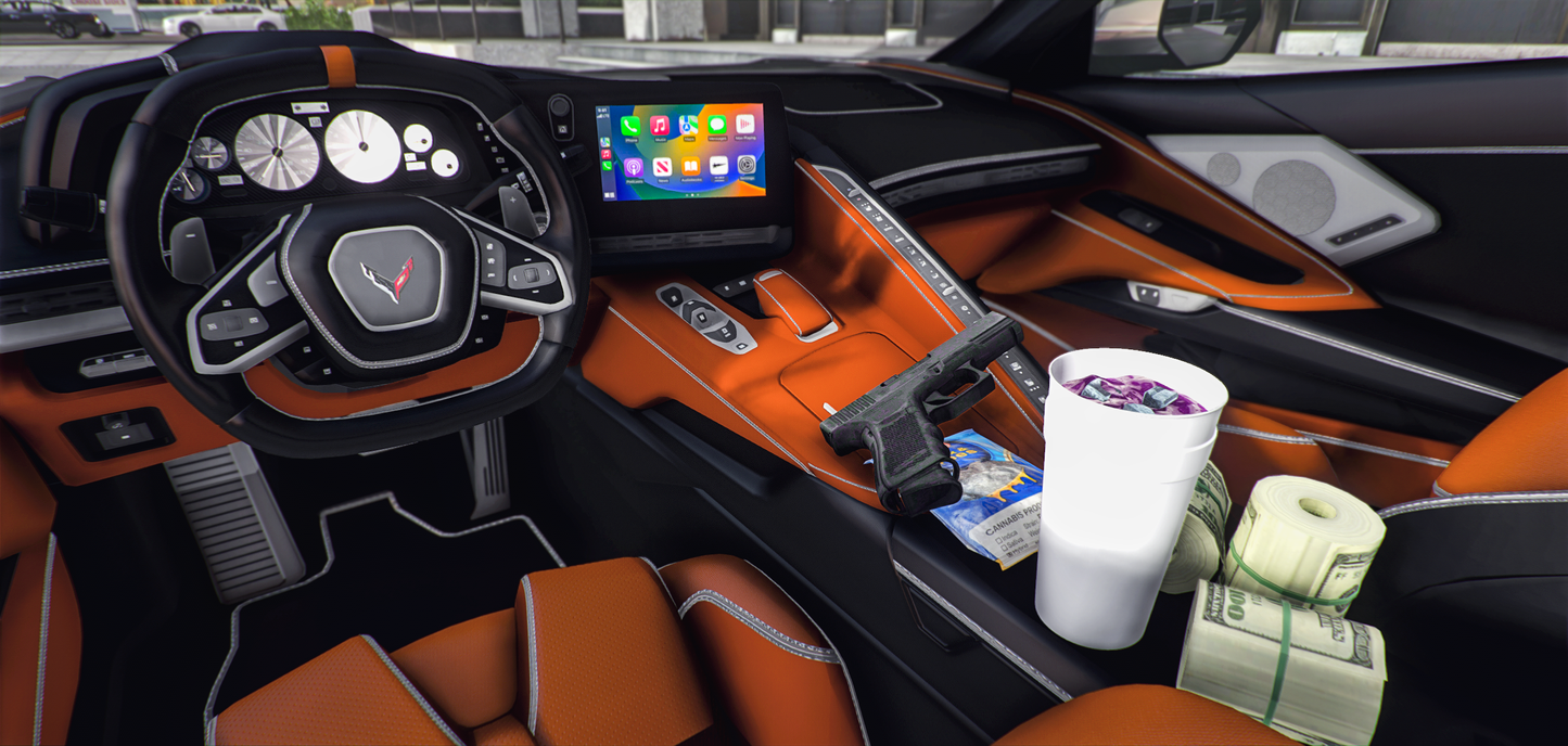 Chevrolet Corvette C8 Bape Edition [Animation Window]