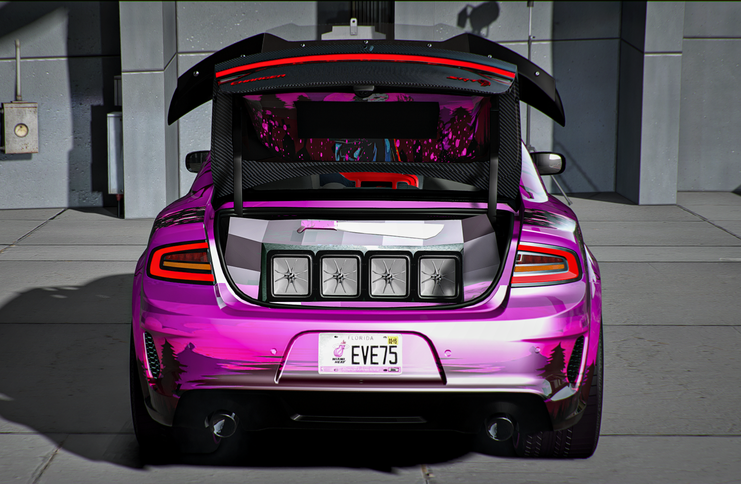 Friday The 13th Dodge Charger SRT Ghoul Widebody Donk