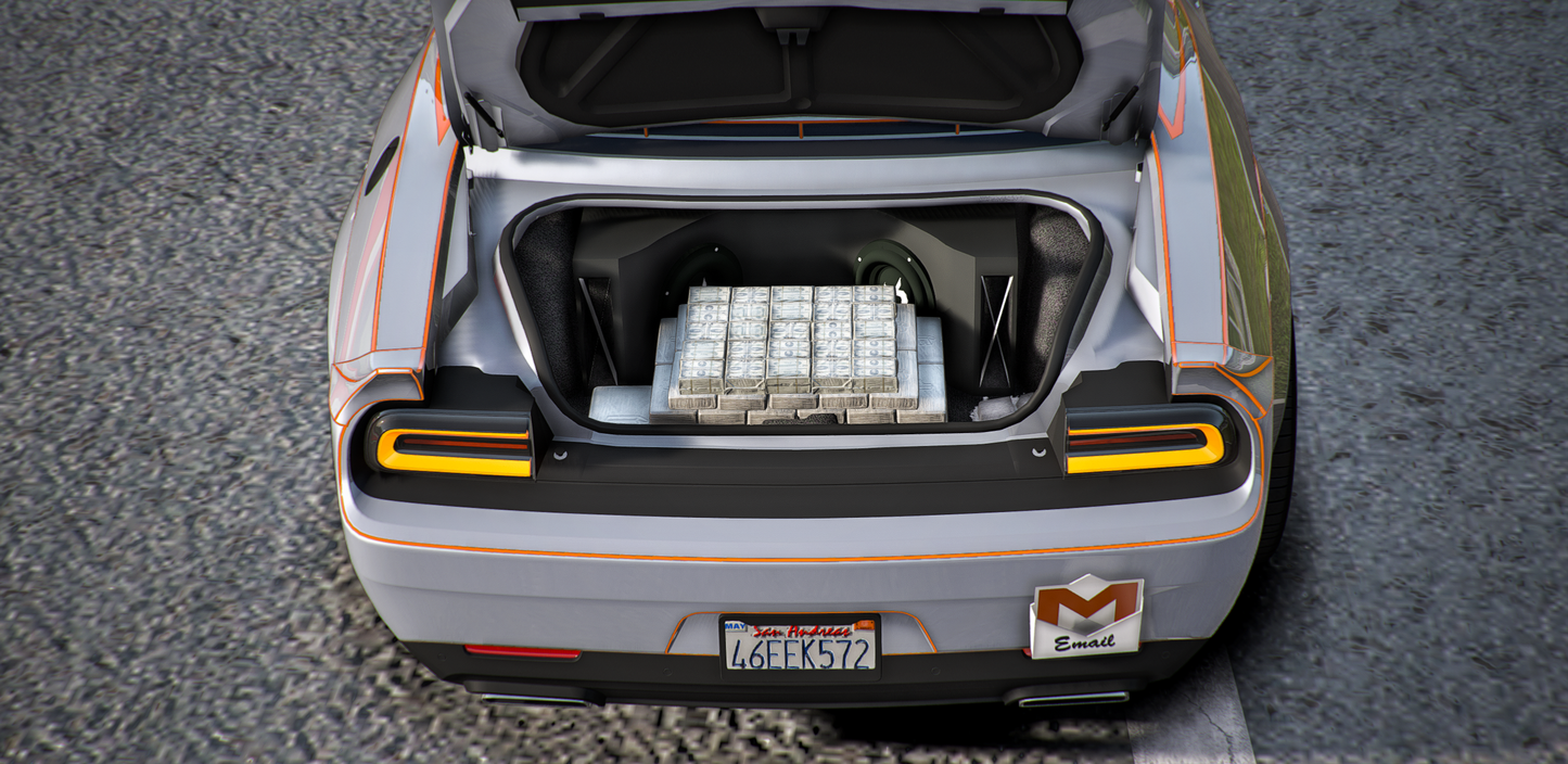 Custom Animated Dodge Challenger 426 Hellephant