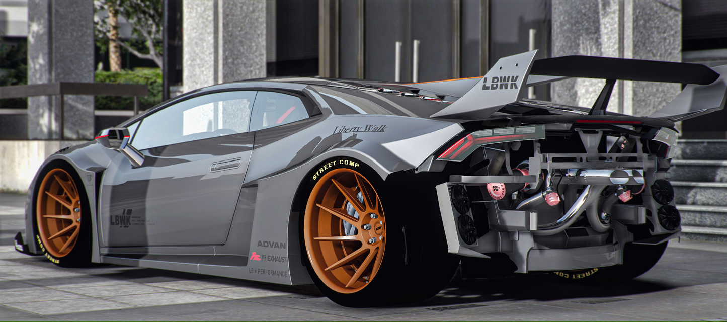 2020 Lamborghini Huracan Liberty Walk Silhouette Twin Turbo