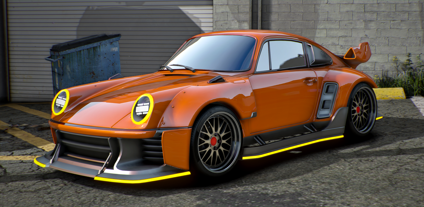 (Debadged) Porsche 911 Turbo RLE Concept