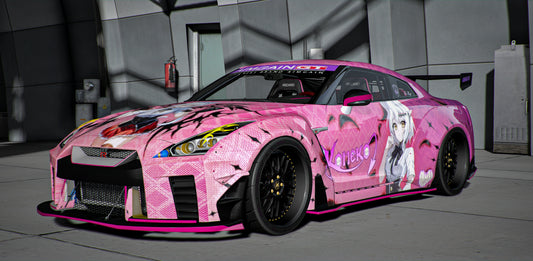 Gtr R35 Keneko Livery [Dinamic RGB Lights]