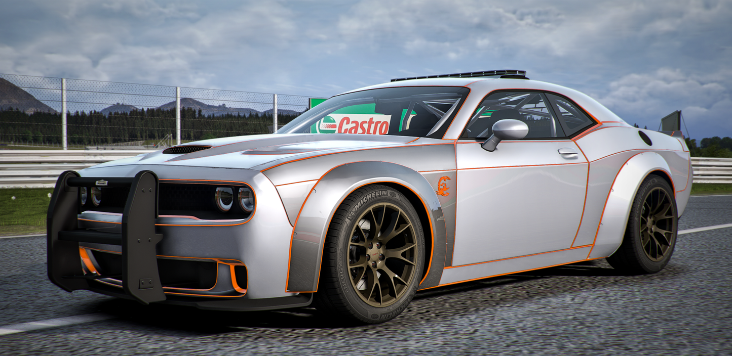 Custom Animated Dodge Challenger 426 Hellephant