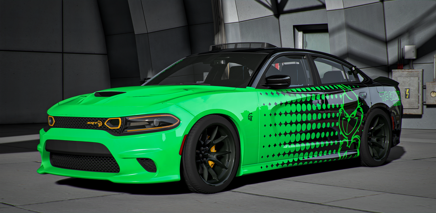 Dodge Charger SRT Hellcat Grinch Cat Livery