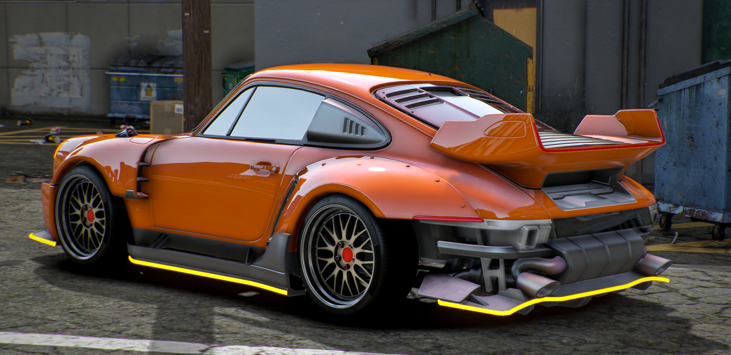 (Debadged) Porsche 911 Turbo RLE Concept