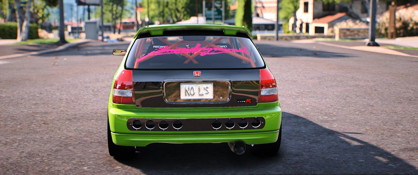 Honda EK9 Nuwels