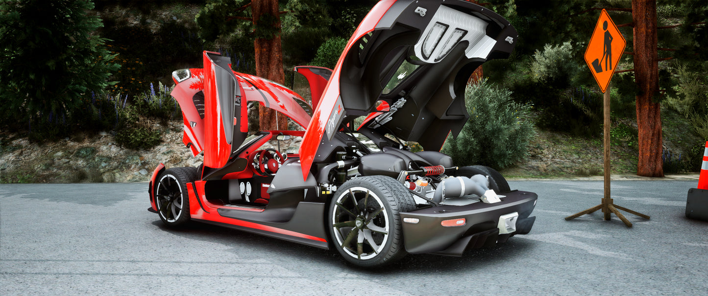 (Debadged + Badged) Koenigsegg Agera R 2013