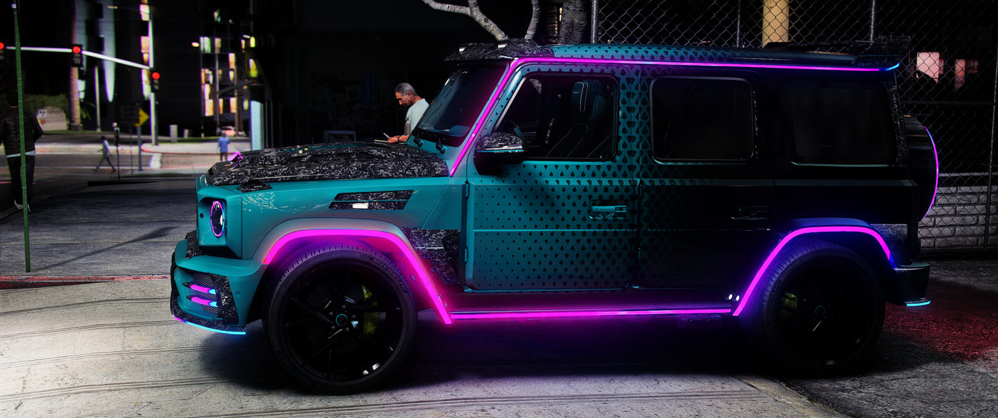 Mansory Mercedes P900 [Dinamic RGB Lights turn On-Off with E]