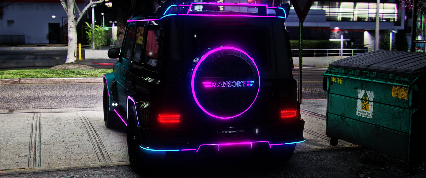 Mansory Mercedes P900 [Dinamic RGB Lights turn On-Off with E]