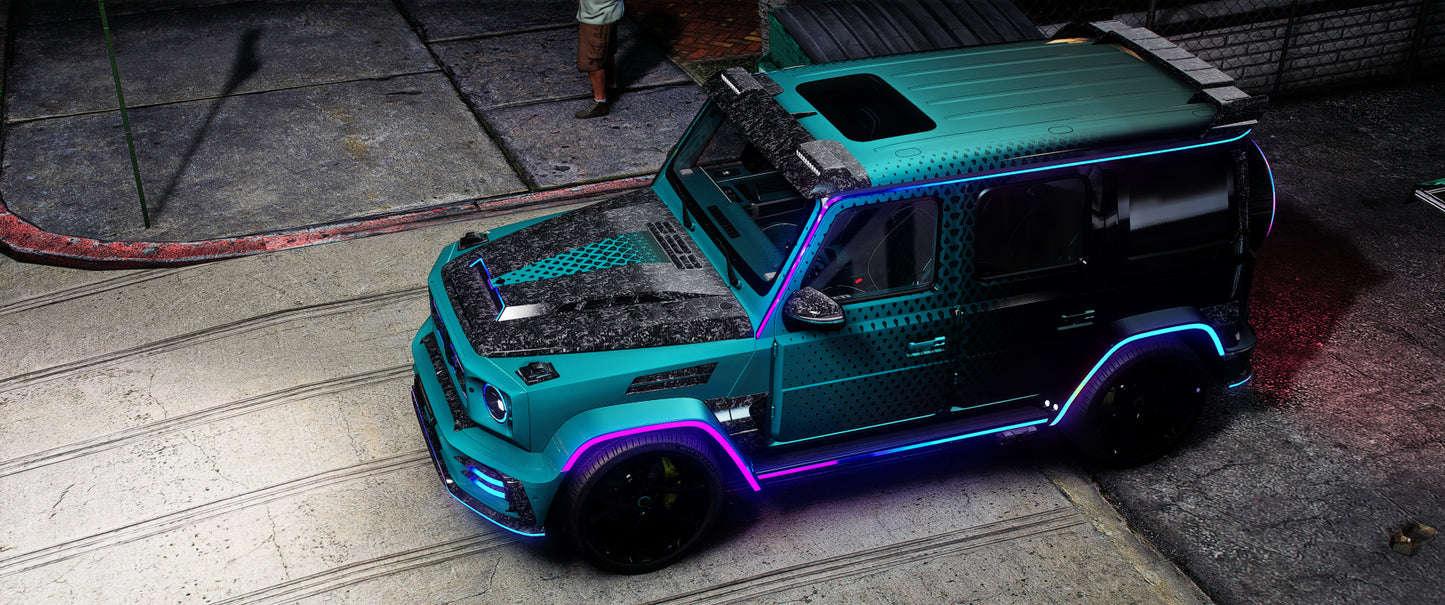 Mansory Mercedes P900 [Dinamic RGB Lights turn On-Off with E]