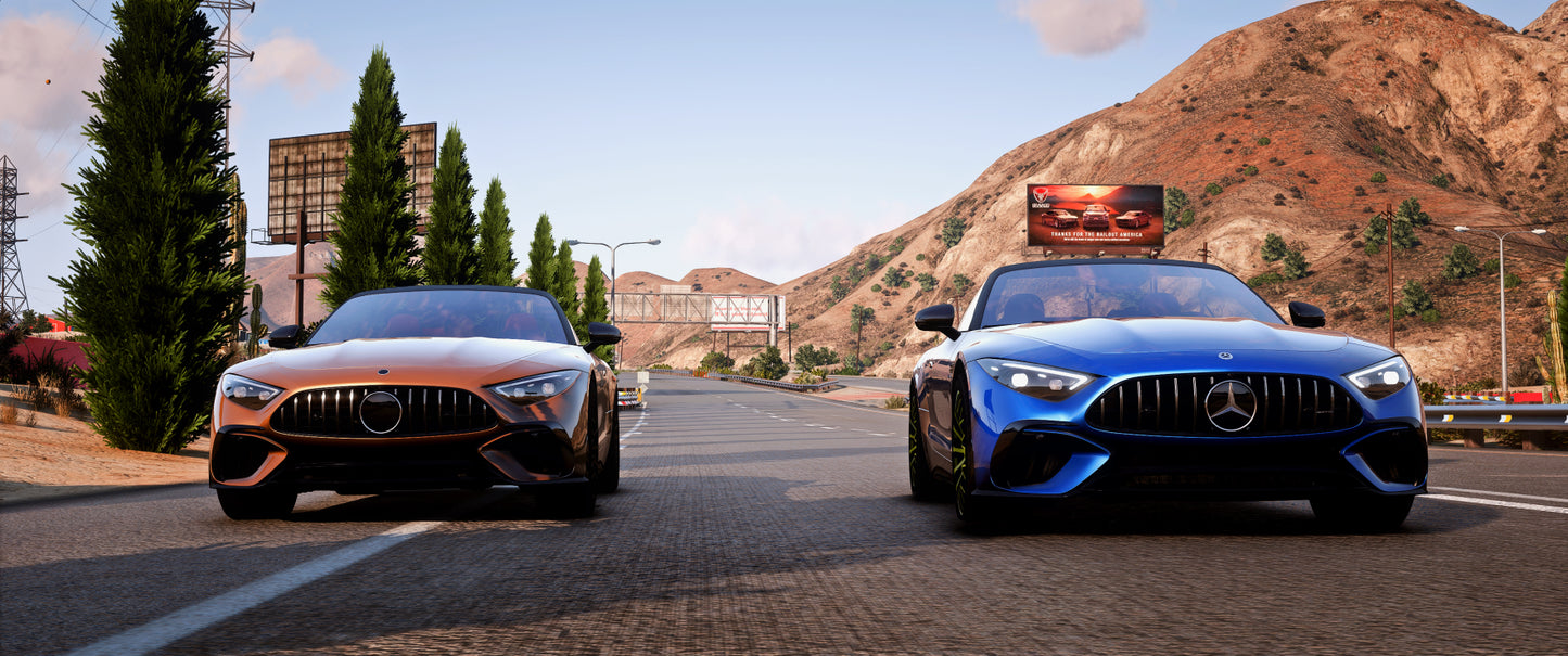 (Debadged + Badged) Mercedes AMG SL 63 2021