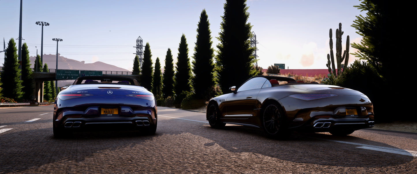 (Debadged + Badged) Mercedes AMG SL 63 2021