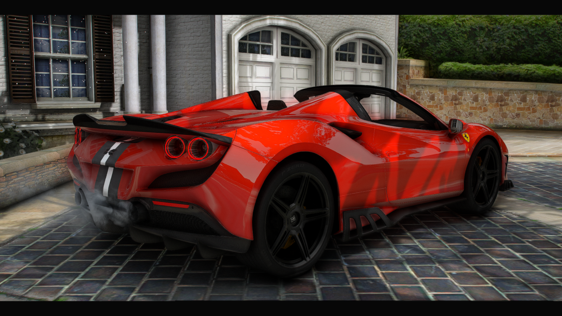 2022 Ferrari F8 Keyvany Spyder (Auto Roof)