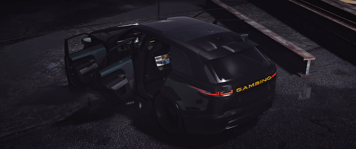 Range Rover Velar Widebody Gambino Family Edition + Props