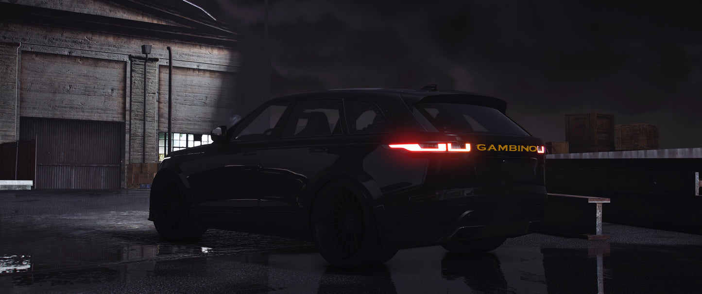 Range Rover Velar Widebody Gambino Family Edition + Props